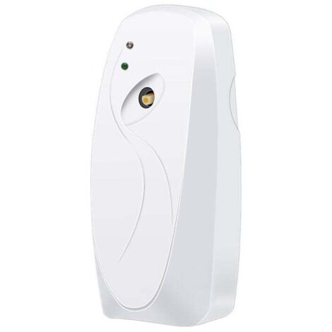 Weißer automatischer Duftsprüher, wandmontierte Aromatherapiemaschine mit zeitgesteuertem Licht, geeignet für Zuhause, Badezimmer, Toilette und Büro