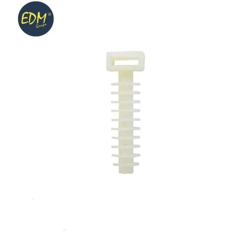 Weißer EDM-Stecker Nr. 8 für Flansch (Blister mit 25 Einheiten)