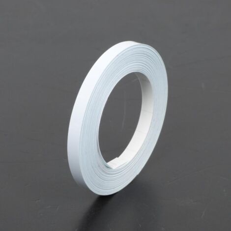 Weißer Felgenrandstreifen 6 mm x 10 m für Motorräder, Roller und