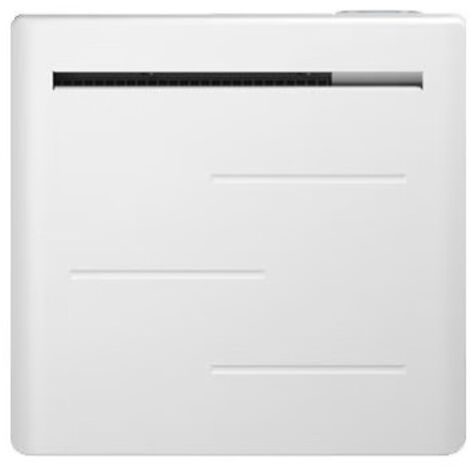 Weißer Keramik-Trägheitsheizkörper - AMAROC - 1500 W - 75 x 58,5 x 11,2 cm - 3 integrierte Programme - Fenstererkennung Noirot