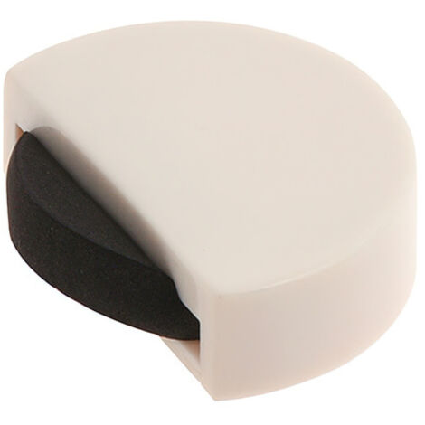 Weißer leiser selbstklebender Türstopper