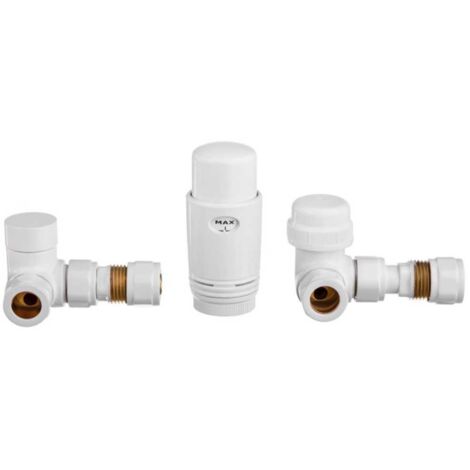 Weißer Thermostatischer Winkelsatzheizkörper PEX/Kupfer-Heizkörperanschluss