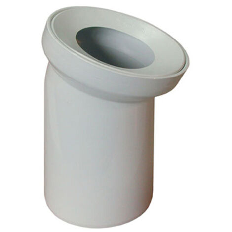 Weißer Toilettenbogen 22 Grad