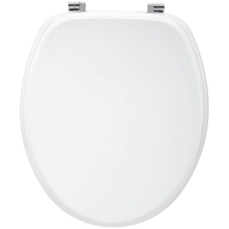 Weißer wc-sitz aus holz - 5five