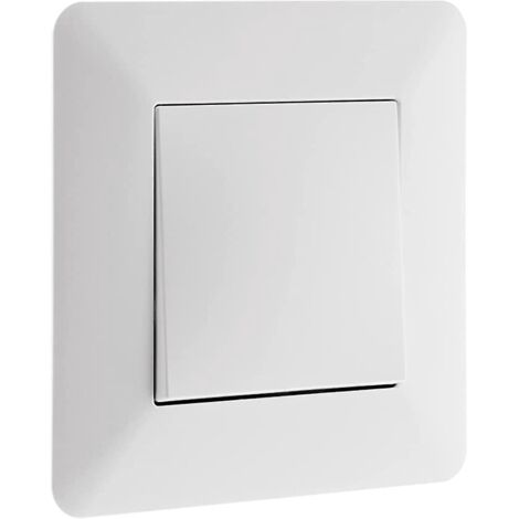 Weißer Zweiwegeschalter