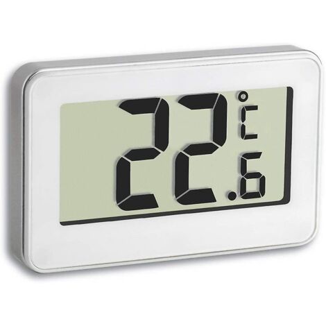 Weißes digitales Thermometer