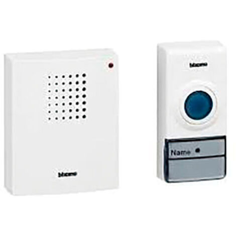 Weißes Doppel-Glocken-Set mit Radio – Legrand