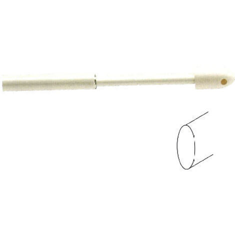 Weißes ovales Visier 6,5 mm 40x65 7000 B1