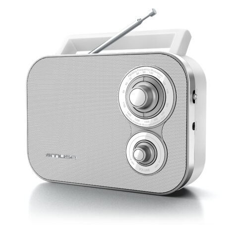 Weißes tragbares radio - Muse - m051rw