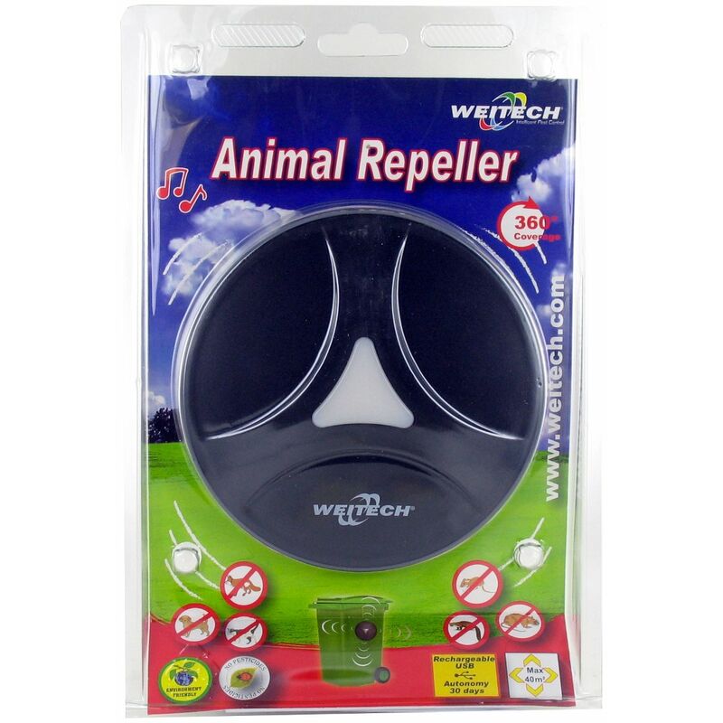 Animal Repeller - Répulsif d'animal avec ultrason - Weitech