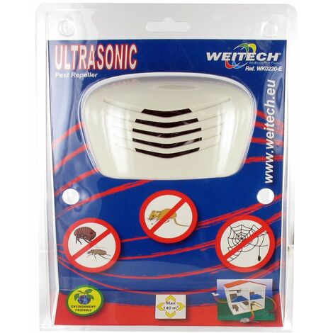 Weitech - Pest Repeller Ultrasonic - Répulsif anti rongeurs insectes