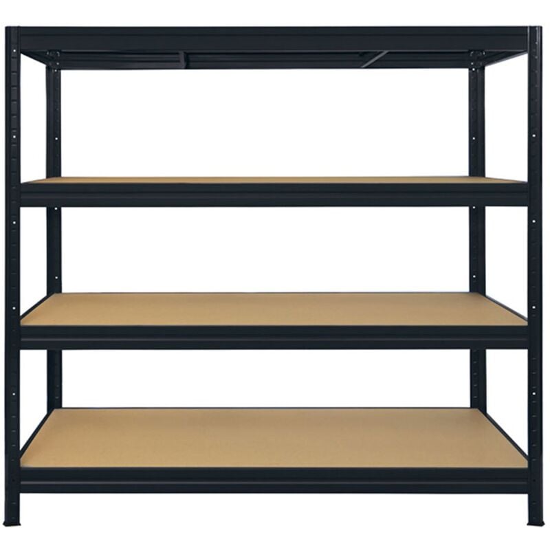 Weitspannregal Schwarz Höhe: 177 cm Breite: 160 cm Tiefe: 60 cm