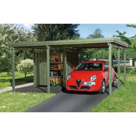 Weka Carport 607 Inkl Gerateraum Ausfuhrungen Grosse 1 W3 3 00003 0