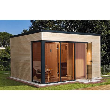 Weka Gartensauna Design Saunahaus 45mm Cubilis Ohne Saunaofen