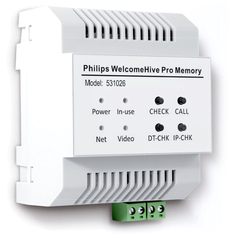 Mémoire compatible avec le système WelcomeHive Pro 2 fils mémoire 280 photos Philips 531026