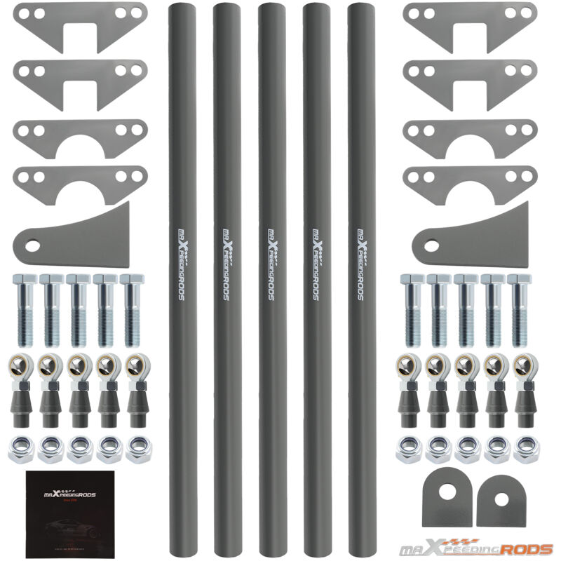 Maxpeedingrods - Weld On Parallel 4 Link Suspension Kit Hot Rod Rat Truck 5 Bars Universal new