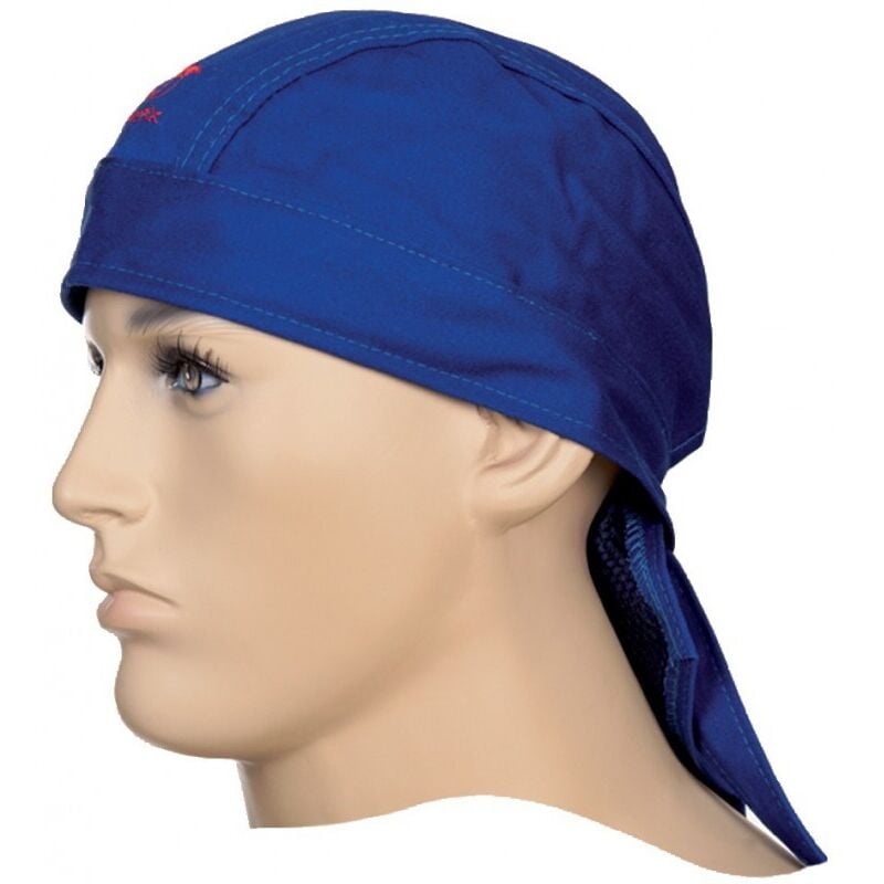 Weldas - Foulard tissu ignifugé bleu