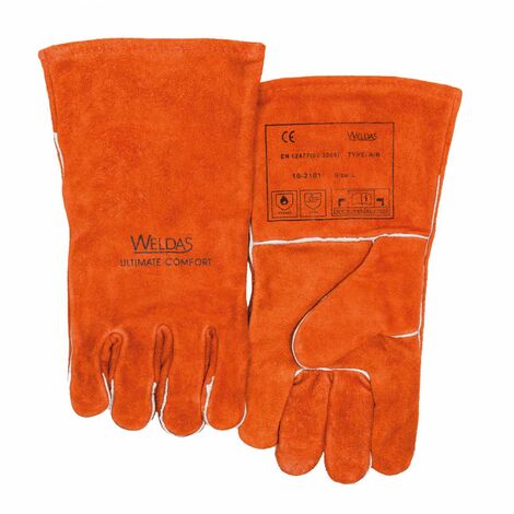 Weldas 5-Finger-Schweißerhandschuh 10-2101 , Gr. 9 2x links