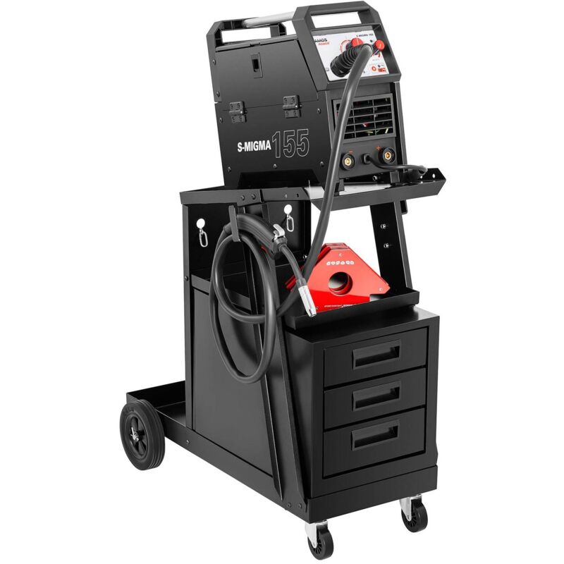 Welding Cart With Drawers Welding Wagon Professional Accessories 3 Drawers 75Kg