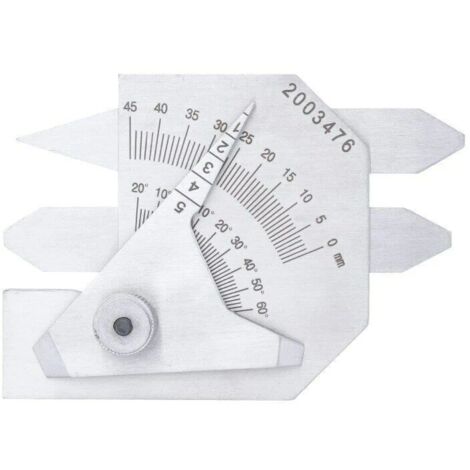Welding Gauge Weld Seam Inspection Ruler Scale Angle Measuring Tool Pipe Sensor Gauge 1pcs