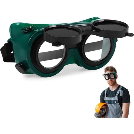 Welding Goggles - Welding Safety Glasses Eye Protection Goggles Protective Glass Welding Glasses Mask Helmet Protective Goggles Anti-Flog Mask