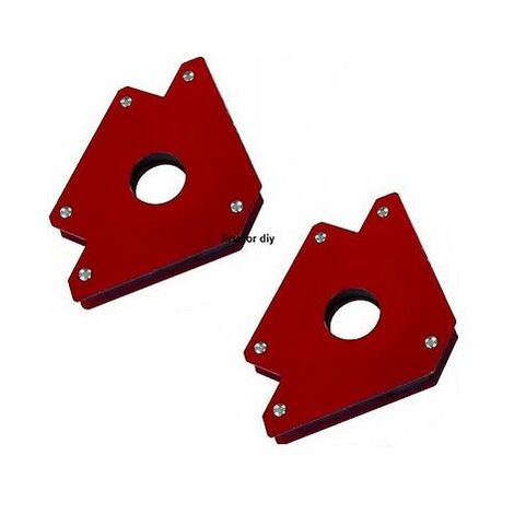 Welding Magnet x2 25lb Right Angle Square Holder Soldering Heavy Duty