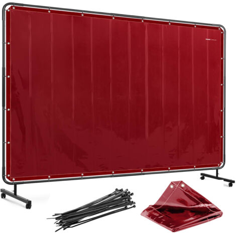 STAMOS GERMANY Welding Screen - with frame - 240 x 180 cm