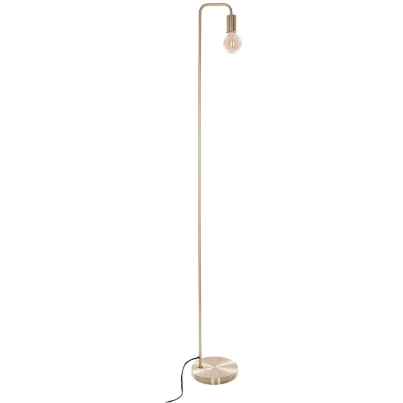 Welhome - Lampadaire en métal doré H.150