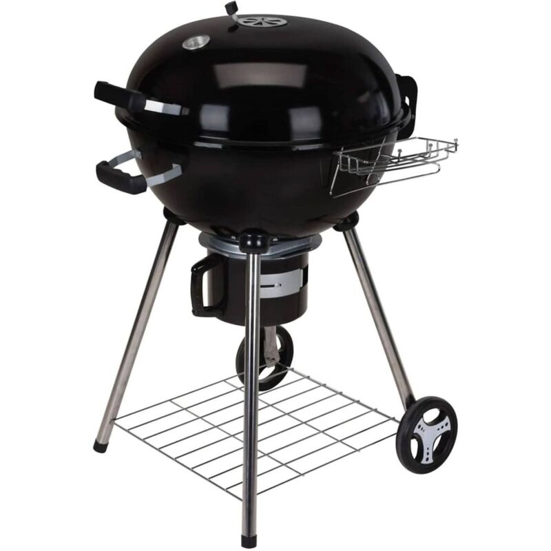 Wellhome - well home - Barbecue à charbon H.99cm sur 4 pieds et roulettes