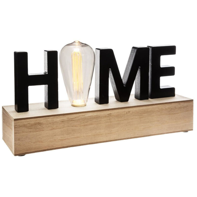 Wellhome - well home - Décoration mot lumineuse led 34x8x16cm