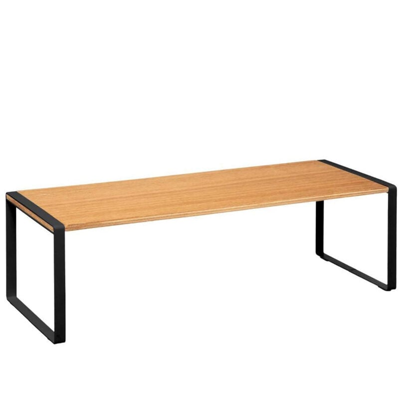 Well home - Etagère flottante en bois noir 50,5x18x15cm