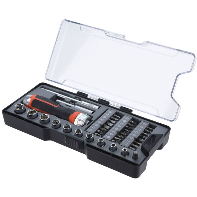 Wellhome - Well Home Jeu de 38 tournevis à cliquet et embouts