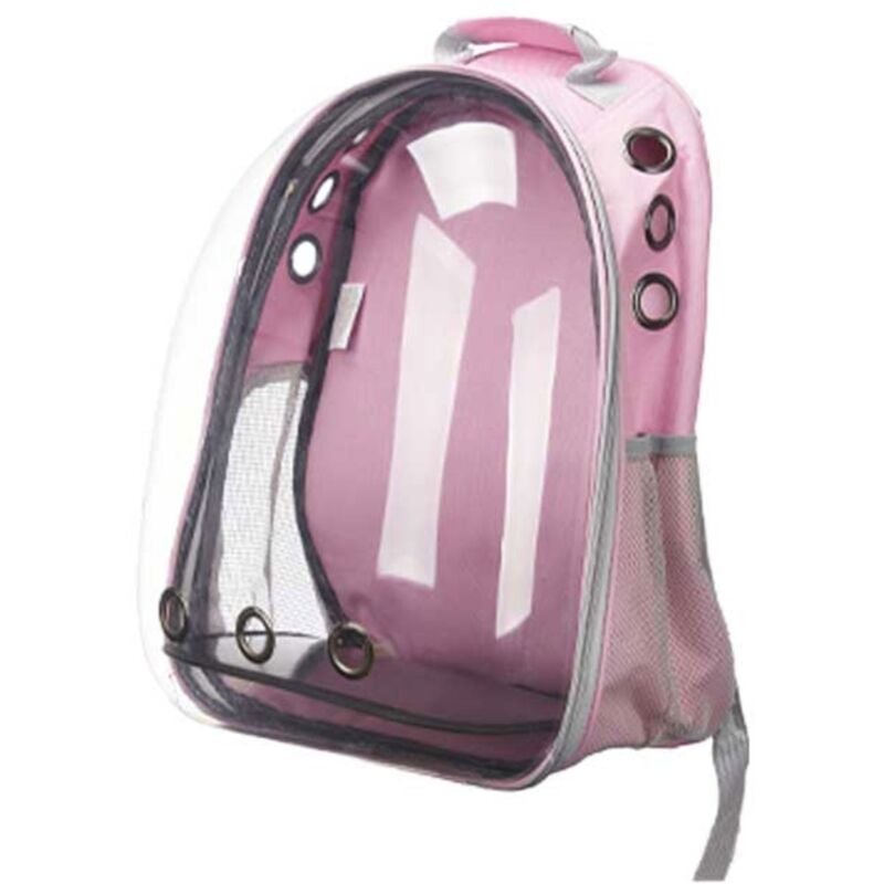 Wellhome - well home - Sac à dos de transport pour animaux rose 33x43x26cm