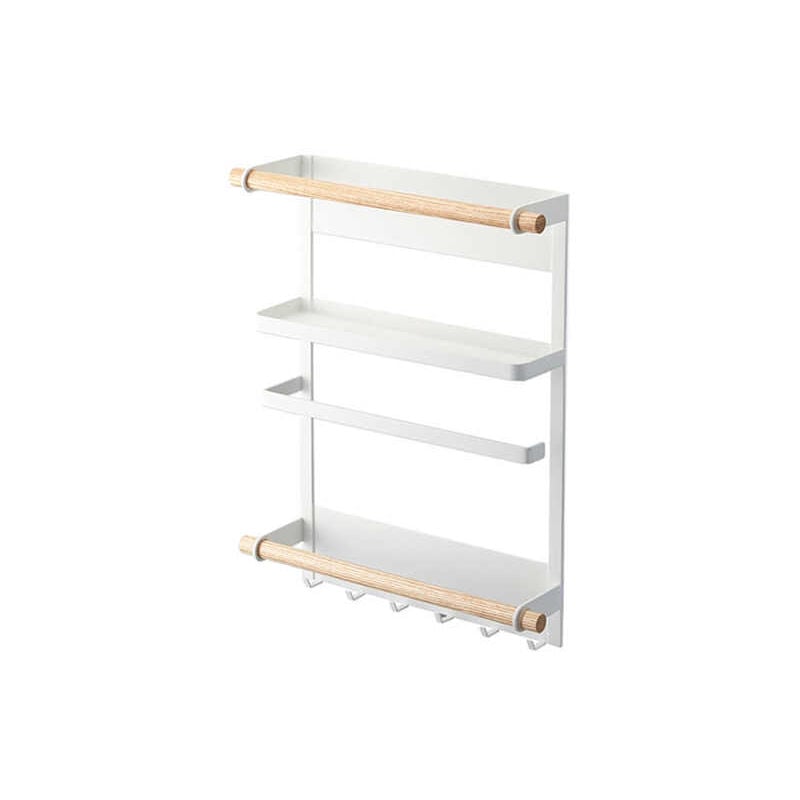 Well Home Support de Fixation Magnétique en Acier Peint Blanc