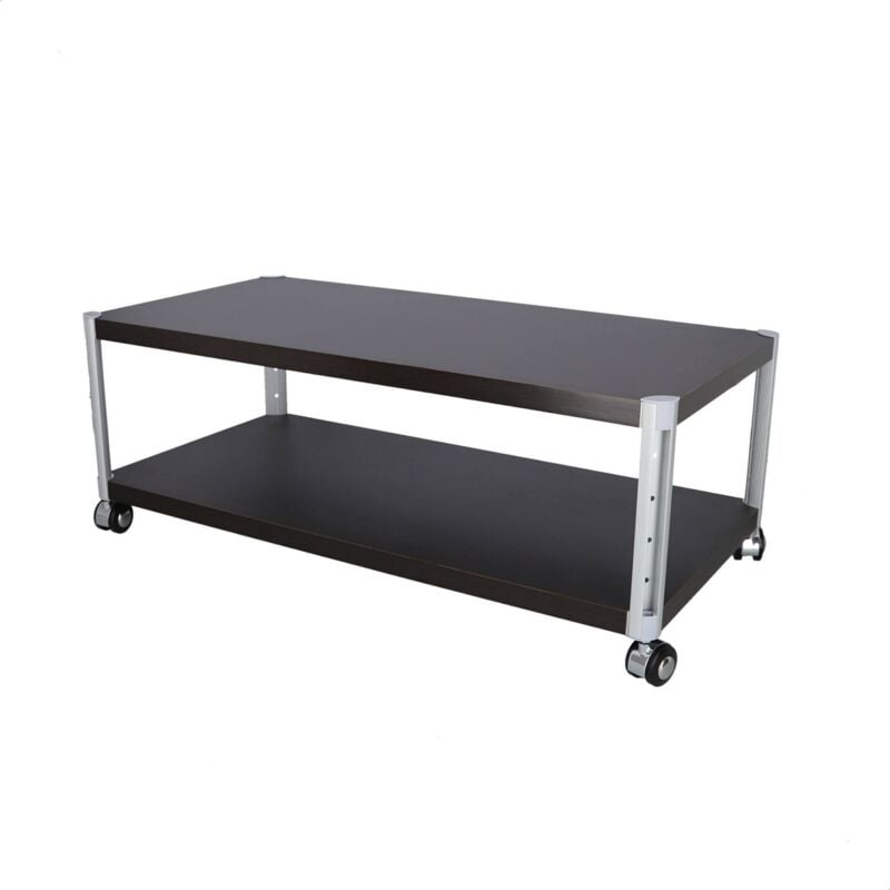 Wellcome Table basse à roulettes 90x45x30 cm