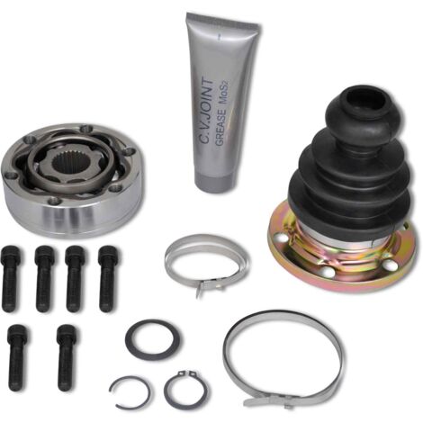 Wellen Set Schwarz Metall