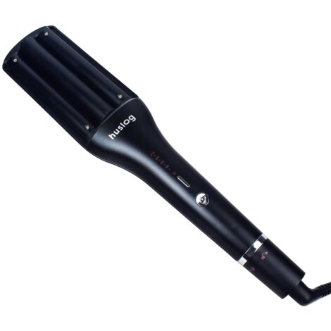 Welleneisen BE-500234 - Schwarz - Beachwaves-Eisen für natürliche Wellen - 160-180-200-210 ºC