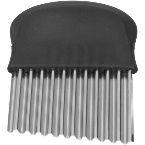 Wellenförmiges Kartoffelmesser für Pommes frites – Schneidewerkzeug mit Griff – Küchenaccessoire