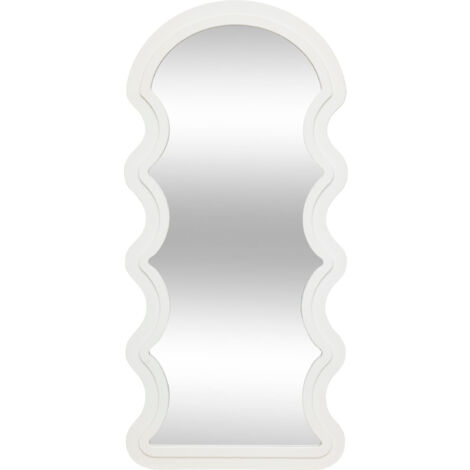 Wellenspiegel Emily weiß 114x54cm - Atmosphera créateur d'intérieur
