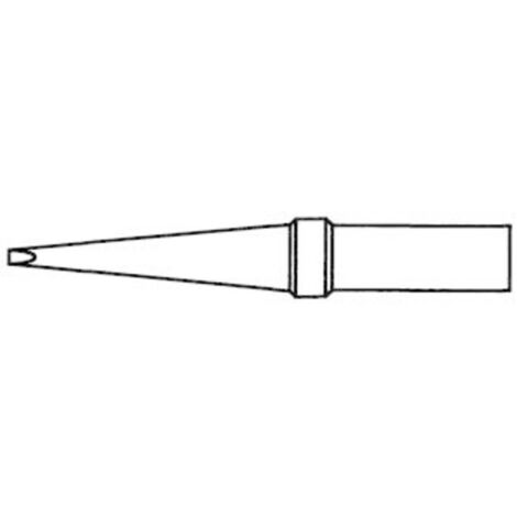 Weller 4ETKL-1 Punta di saldatura Forma oblunga Dimensione 1.2 mm Lunghezza punte 44 mm Contenuto 1 pz.