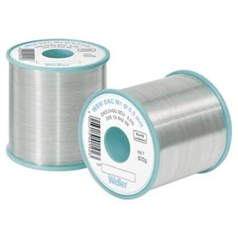Weller Bobina Stagno senza piombo WSW SC L0 Sn0,7Cu 500 g 0.8 mm T0051387999
