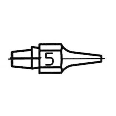 Weller DX 115 Buse d'aspiration Taille de la panne 0.7 mm Longueur de la panne 27 mm Contenu 1 pc(s)