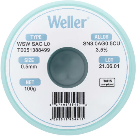 Weller WSW SAC L0 Bleifreies Lötmittel 100 g