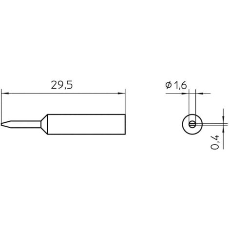 Weller WXP 65 punta per saldatore 1,6 mm