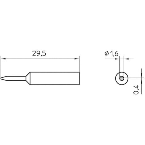 Weller WXP 65 punta per saldatore 1,6 mm