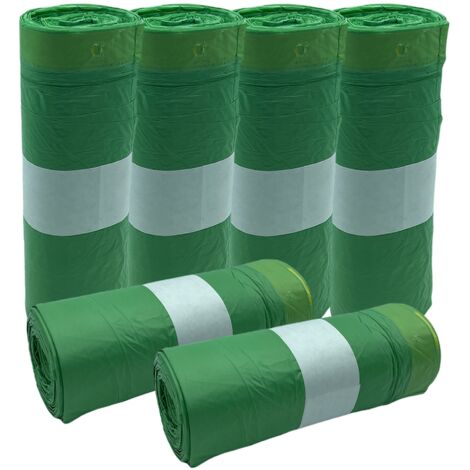 WellHome 240 bolsas de basura con autocierre 40L capacidad cada una