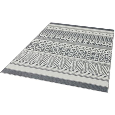 WellHome Alfombra de poliester estampada 180 x 280cm modelo CropField multicolor