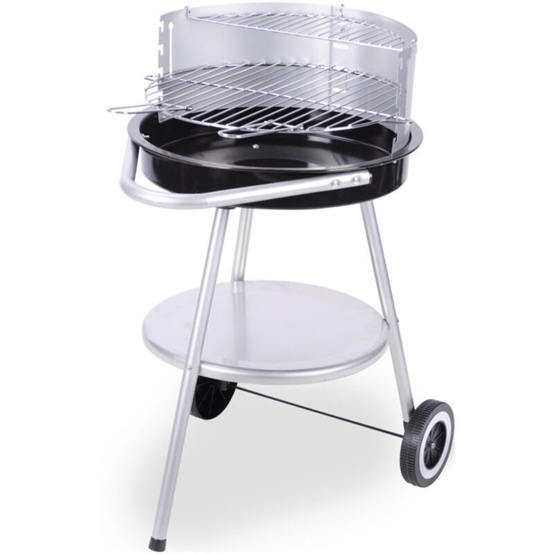 Bbq hibachi demi-rond de 18 pouces - Wellhome