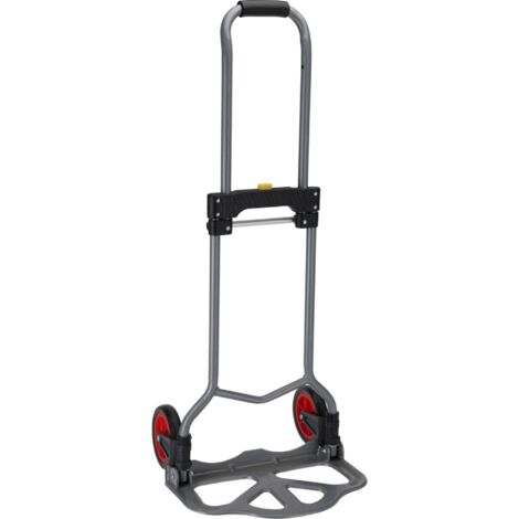WELLHOME Carretto pieghevole in acciaio portata max 60 kg