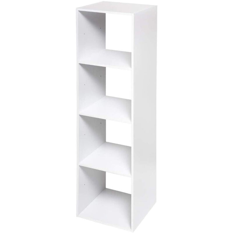 Wellhome - Etagère 4 compartiments Top Mix Blanc